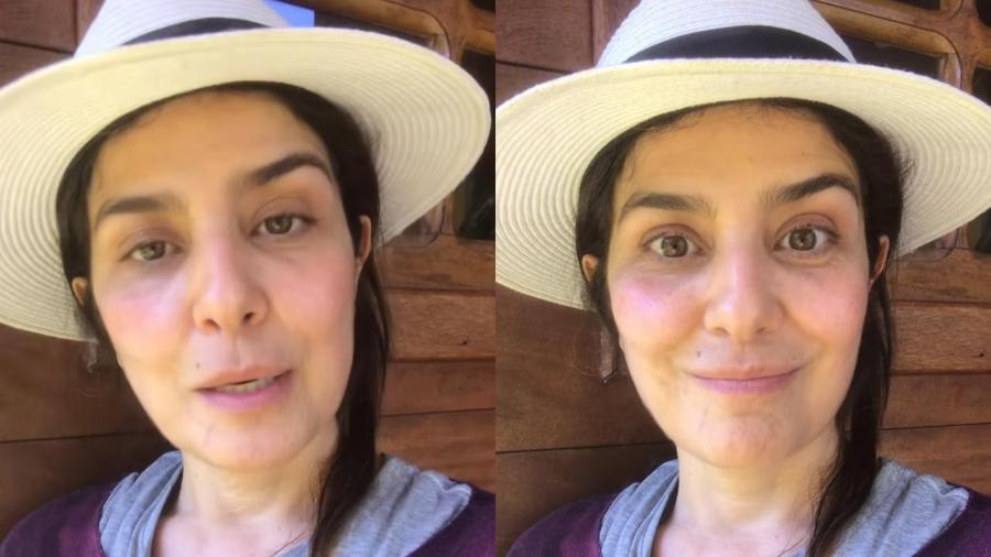 Letícia Sabatella gravou vários vídeos em seu sítio e publicou no Instagram tentando explicar seu diagnóstico