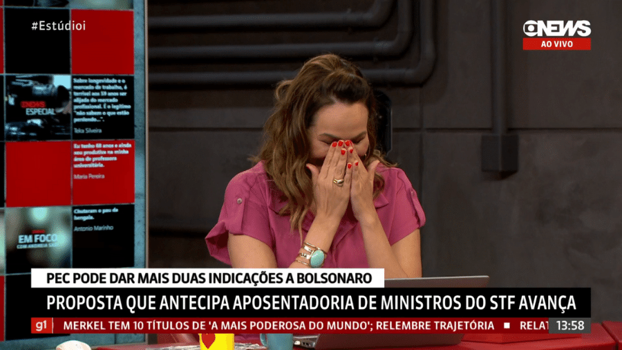 Maria Beltrão faz exame ao vivo e se assusta com o resultado: 'Como assim?