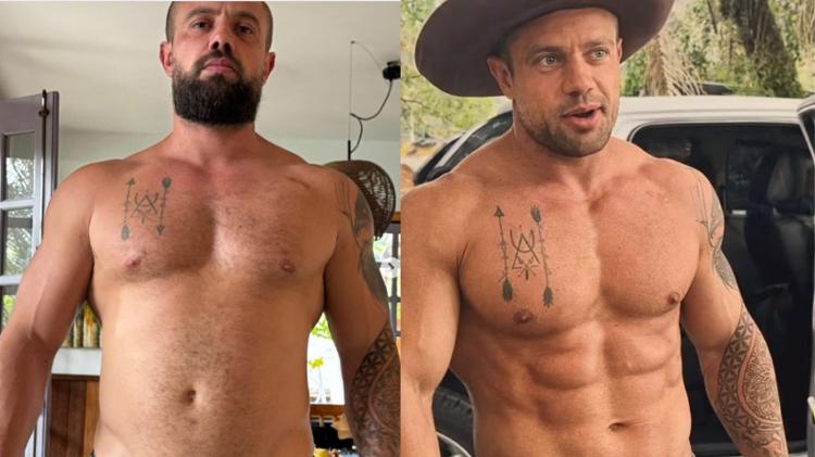 Antes e depois de Rafael Cardoso