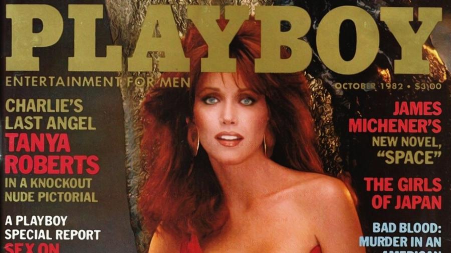 Capa da Playboy estrelada por Tanya Roberts - Reprodução