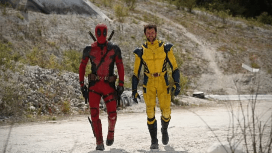 Ryan Reynolds e Hugh Jackman nos bastidores de Deadpool 3 - Reprodução/Instagram