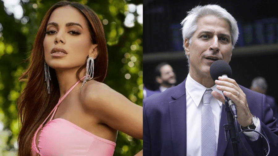Anitta anuncia apoio a Alessandro Molon (PSB-RJ) ao Senado - Reprodução/Instagram/Paulo Sérgio/Câmara dos Deputados