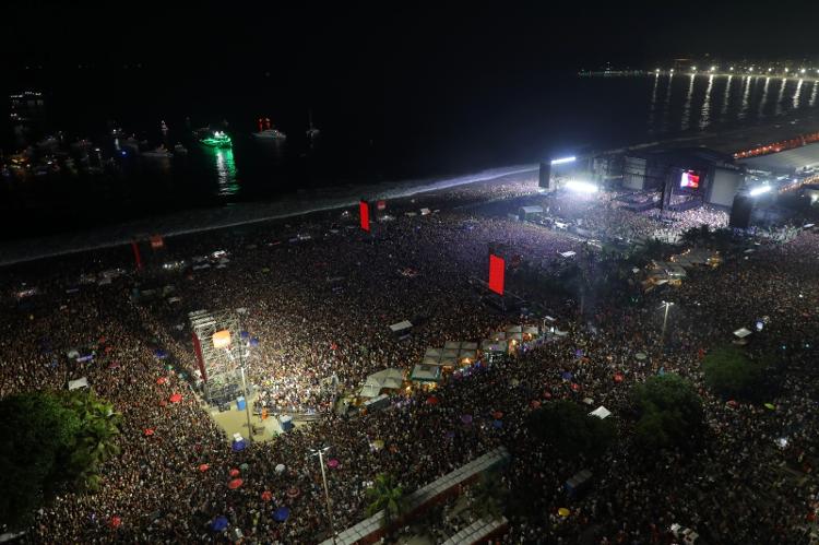 Público aguardado é em torno de 1,5 milhão de pessoas no Rio