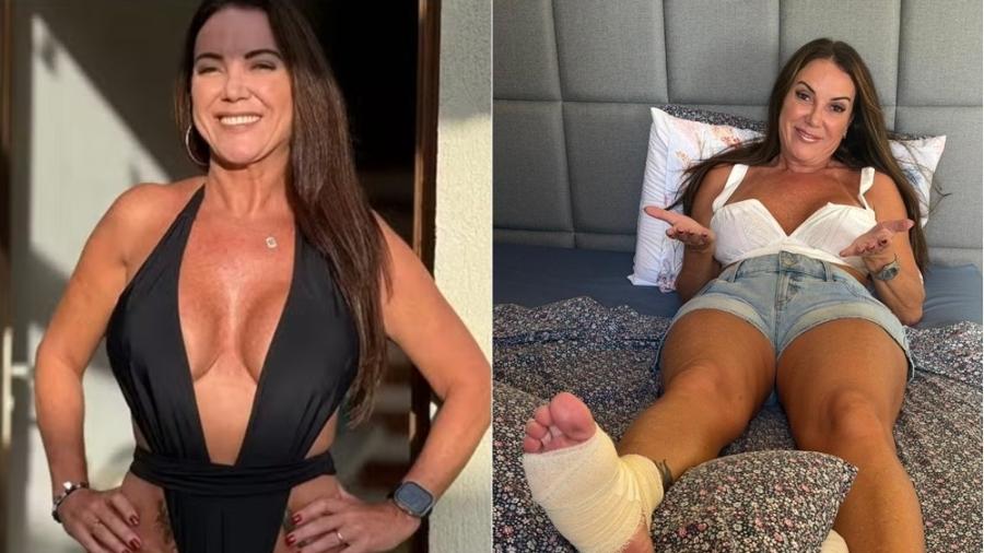 Ivy Mena fratura o pé após pedido inusitado