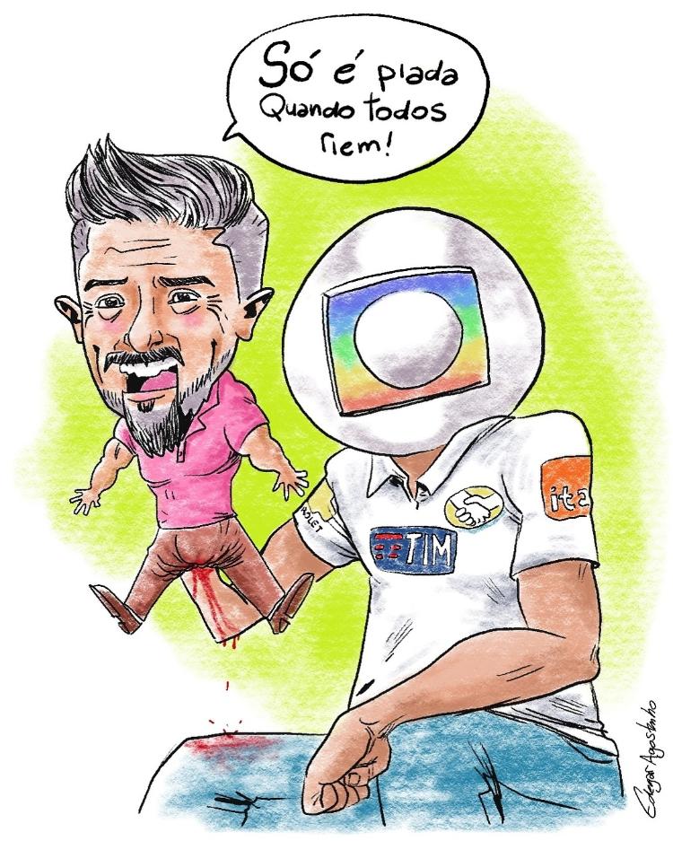 Charge de Edegar Agostinho, postada por Léo Lins Charge de Edegar Agostinho, postada por Léo Lins
