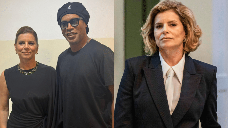 Ronaldinho Gaúcho mostra encontro com Debora Bloch Ronaldinho Gaúcho mostra encontro com Debora Bloch