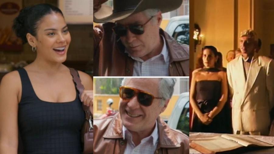 Fátima (Bella Campos) e Carvana (Leopoldo Pacheco) no remake; ao lado Gloria Pires e Marco Manzano como Fátima e Giovanni Fátima (Bella Campos) e Carvana (Leopoldo Pacheco) no remake; ao lado Gloria Pires e Marco Manzano como Fátima e Giovanni