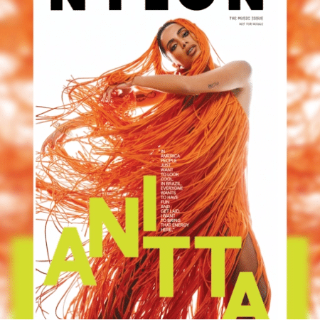 Antiga capa polêmica da "Nylon Magazine" com Anitta - Divulgação