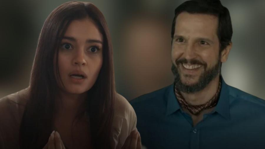 Eliana (Sophie Charlotte) e Egídio (Vladimir Brichta) em 'Renascer'