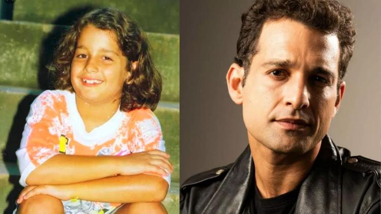 Daniel Ávila em 'A Viagem' e em foto recente Daniel Ávila em 'A Viagem' e em foto recente