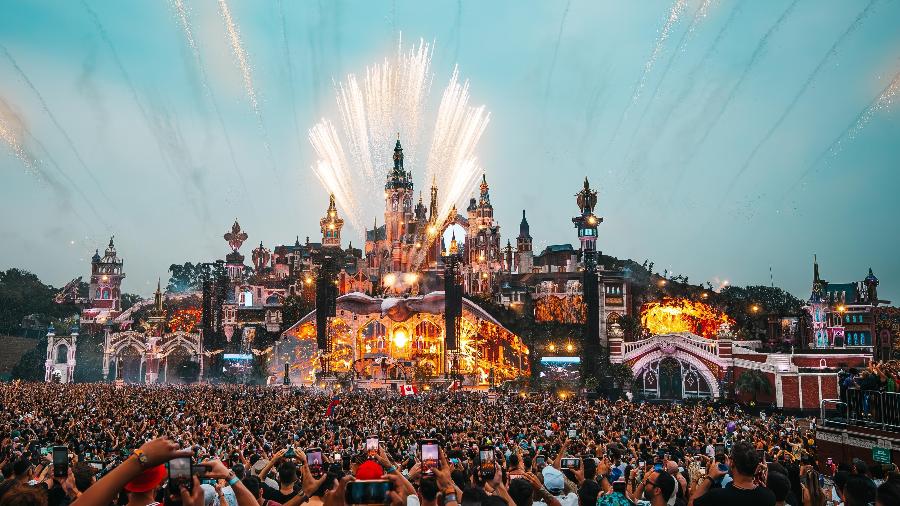 Imagem de um dos cinco palco do Tomorrowland Brasil - Divulgação