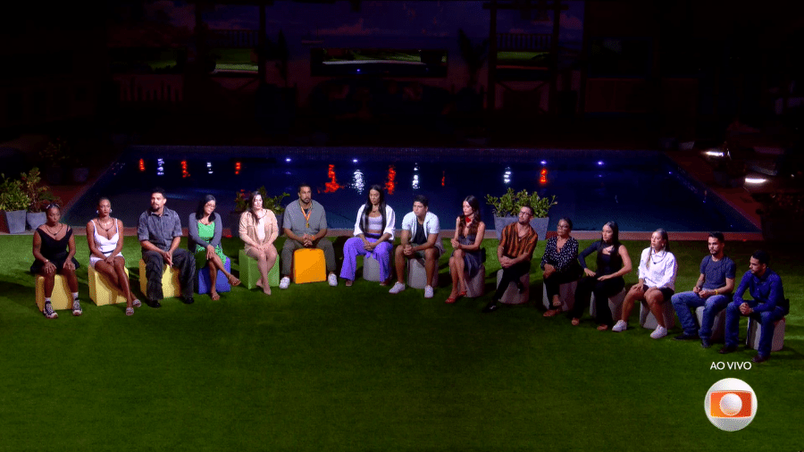 BBB 25: Participantes durante Sincerão BBB 25: Participantes durante Sincerão