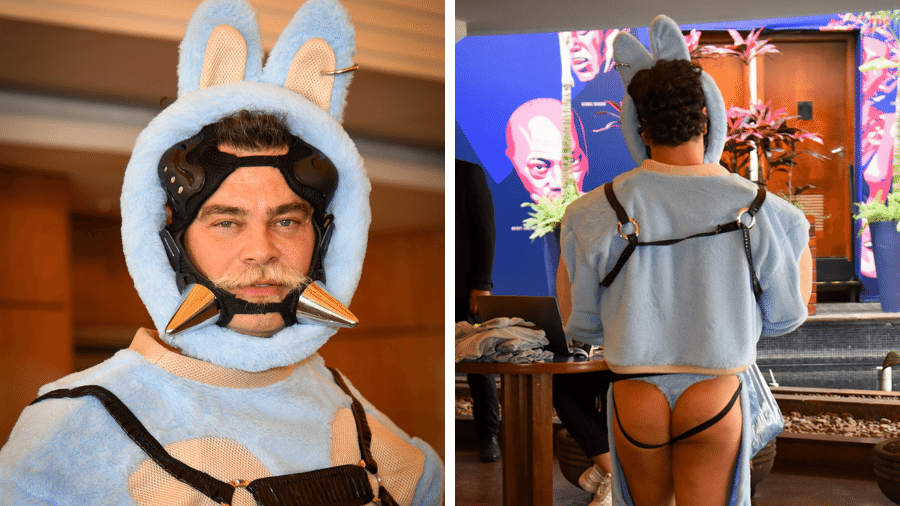 Carmo Dalla Vecchia vai com bumbum de fora para a Parada LGBTQIA+ Carmo Dalla Vecchia vai com bumbum de fora para a Parada LGBTQIA+
