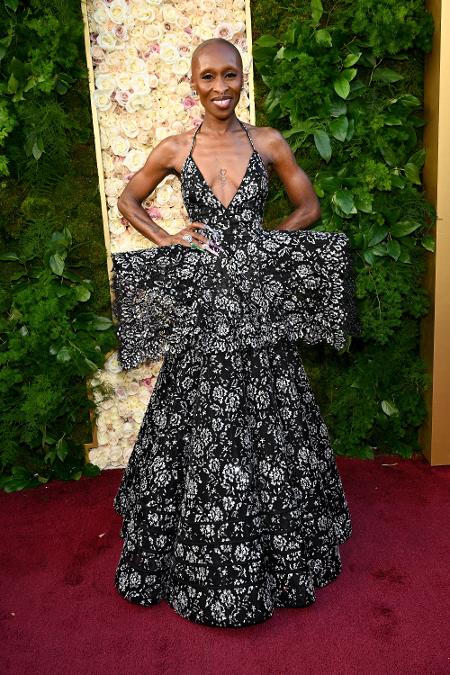 Cynthia Erivo no Globo de Ouro 2025