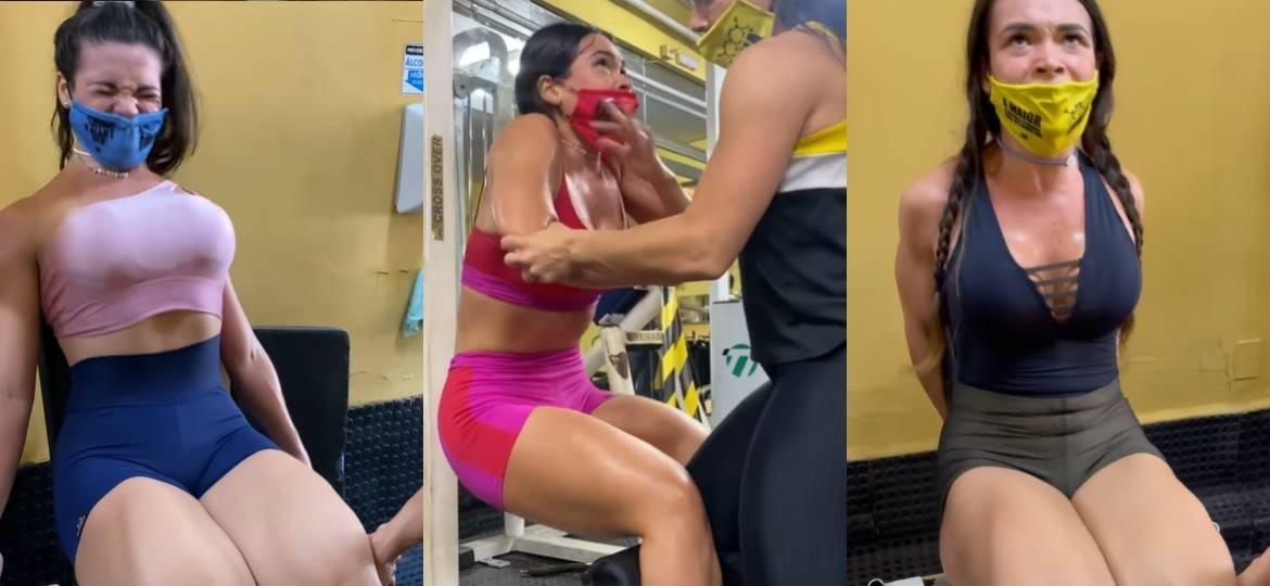 Luana Mendes sofre com os treinos de perna e mostra tudo nas redes sociais - Reprodução/Instagram/@luanasmendes