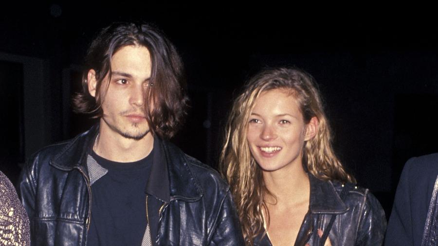 Johnny Depp e Kate Moss namoraram nos anos 1990 - Ron Galella, Ltd. / Getty Images