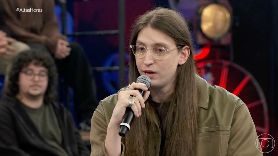 Felca esteve no Altas Horas deste sábado Felca esteve no Altas Horas deste sábado