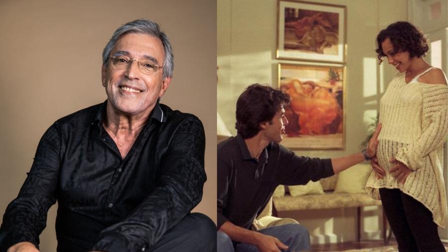 Ivan Lins canta 'Lembra de Mim', composição sua com Vitor Martins, em 'História de Amor'; ao lado, Cláudio Lins e Carla Marins em cena da novela de 1995 Ivan Lins canta 'Lembra de Mim', composição sua com Vitor Martins, em 'História de Amor'; ao lado, Cláudio Lins e Carla Marins em cena da novela de 1995