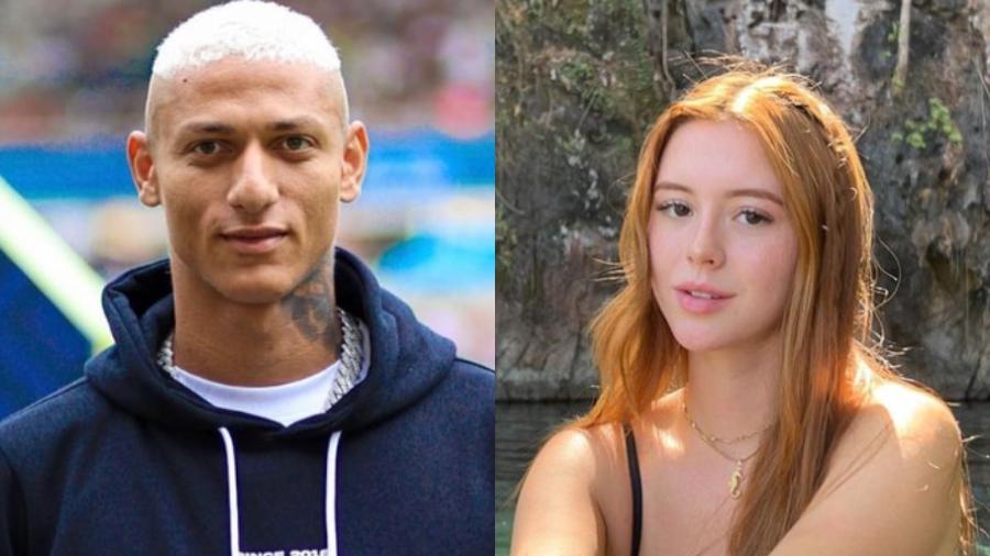 Richarlison e Amanda Araújo - Repodução/Internet