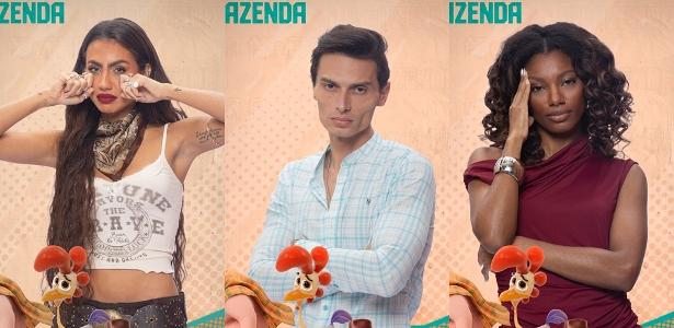 Catherine Bascoy, Gabriel Torres and Tina Calamba face A Fazenda 18 vote