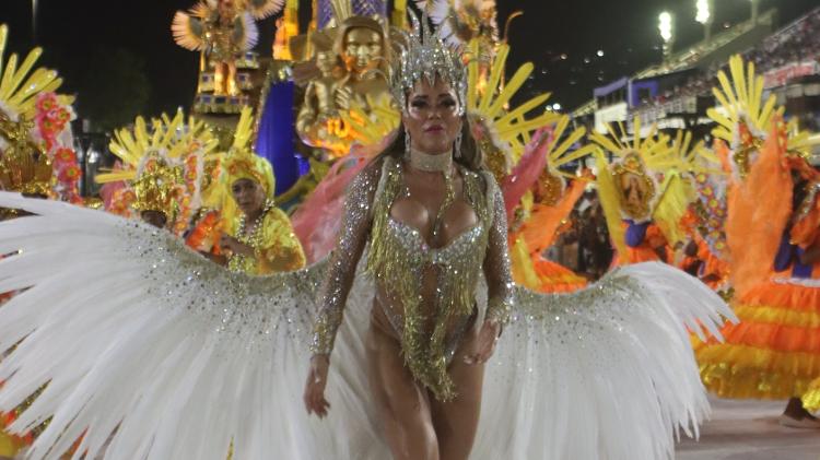 Madrinha da Unidos da Ponte gasta R$ 4,5 mil após pet destruir fantasia - UOL