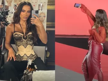 Por que Anitta 'causou' ao desfilar com iPhone na Semana da Moda de Paris?