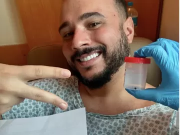 Ed Gama grava vídeo em hospital e explica internação: 'Eu venci'