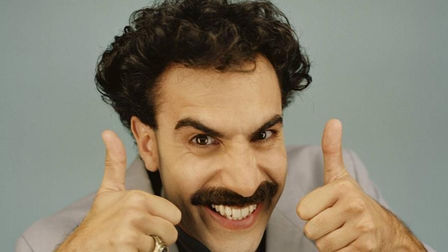 Borat está aposentado, diz Sacha Baron Cohen - Reprodução