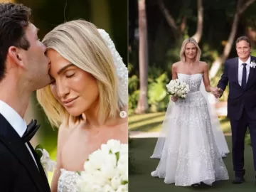 Casamento de Julia Piquet teve pão de queijo e vestido brasileiro