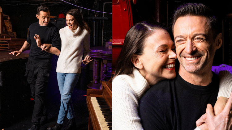 Hugh Jackman e Sutton Foster