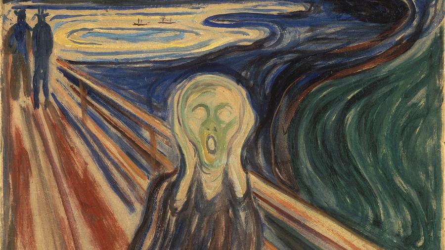 O Grito, de Edvard Munch - Reprodução