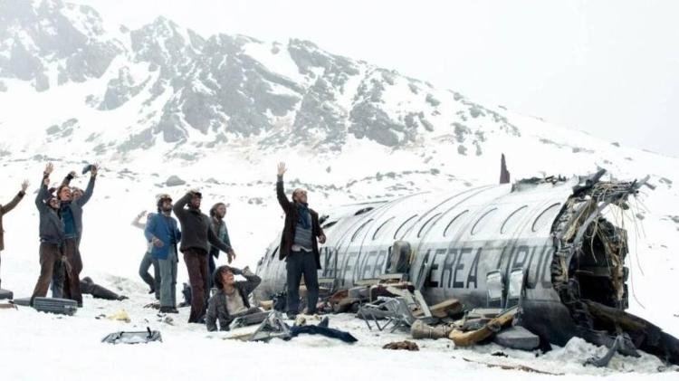 Cena de "A Sociedade da Neve", que representa a Espanha no Oscar de Melhor Filme Internacional 2024