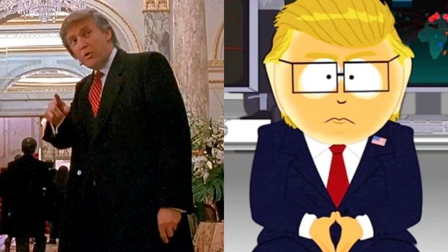 Donald Trump em 'Esqueceram de mim 2' e 'South Park'