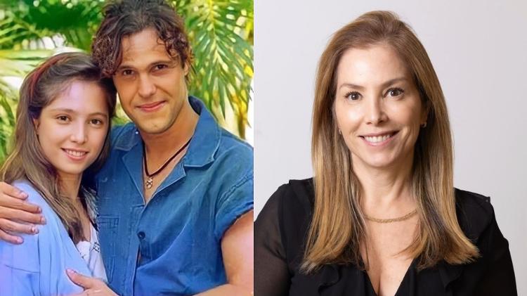 Roberta Índio do Brasil e Renato Rabelo em 'A Viagem' e a ex-atriz em foto recente Roberta Índio do Brasil e Renato Rabelo em 'A Viagem' e a ex-atriz em foto recente