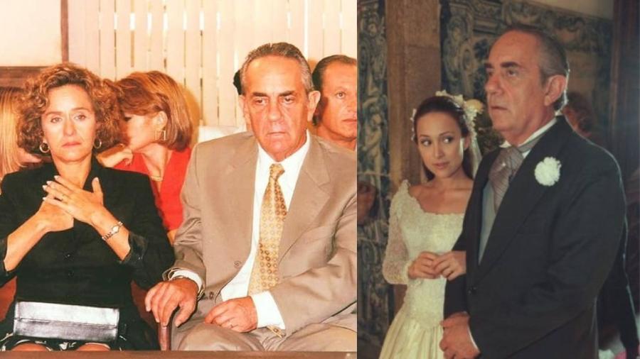 Regina Braga e Gabriela Duarte com o ator Paulo José em 'Por Amor' Regina Braga e Gabriela Duarte com o ator Paulo José em 'Por Amor'