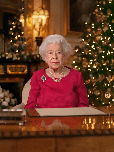 Rainha Elizabeth 2ª em seu discurso de Natal - Reprodução / Youtube