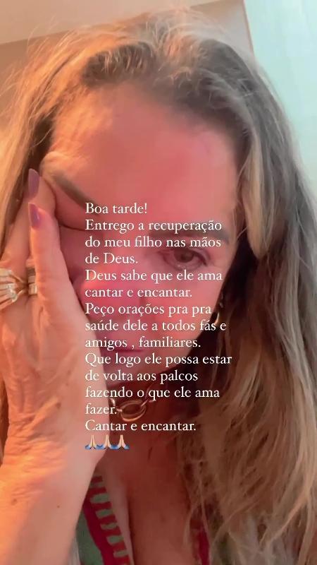 Mãe de Wesley Safadão compartilhou texto - Reprodução/Instagram - Reprodução/Instagram