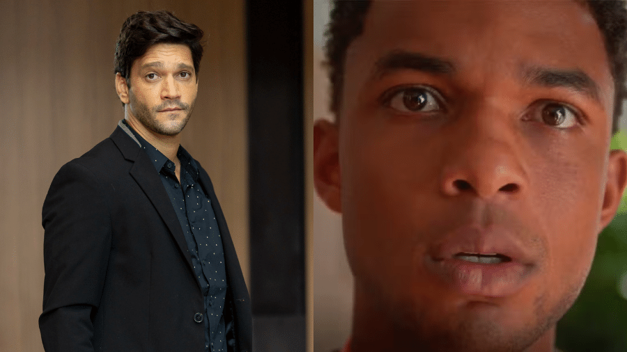 Vanderson (Armando Babaioff) e Samuel (Juan Paiva) em "Dona de Mim" - Léo Rosário e Reprodução/Globo