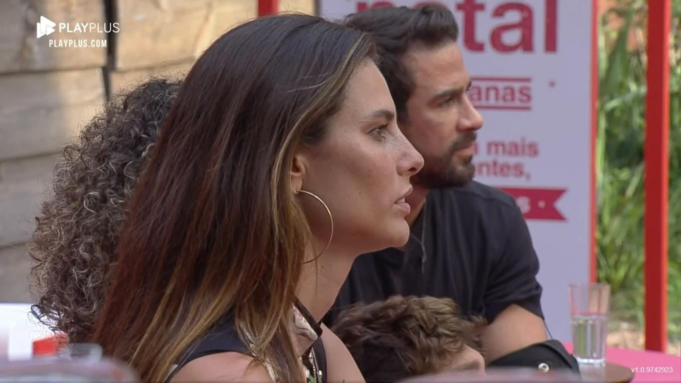 A Fazenda 2021: Dayane Mello durante atividade - Reprodução/Playplus