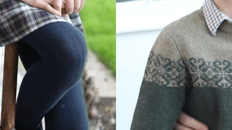 Inconsistências na edição de Kate: joelho de Charlotte e manga da blusa de Louis