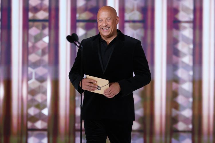 Vin Diesel provocou The Rock no palco do Globo de Ouro 2025