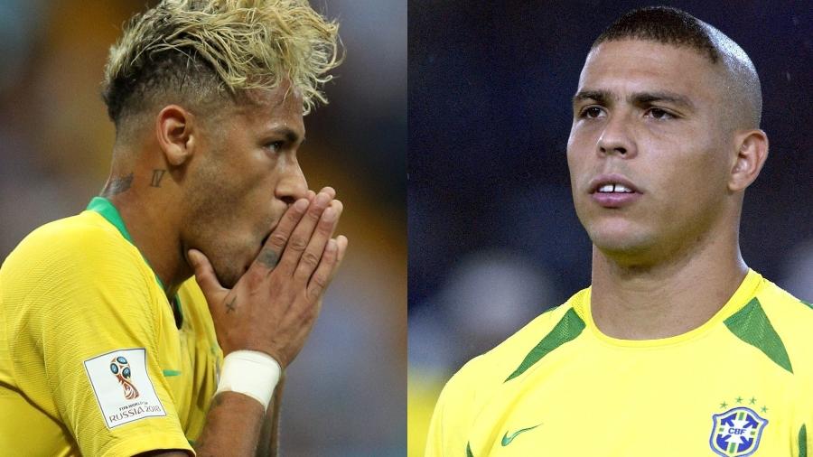 Neymar e Ronaldo Fenômeno  - Claudio Villa e Buda Mendes/Getty Images