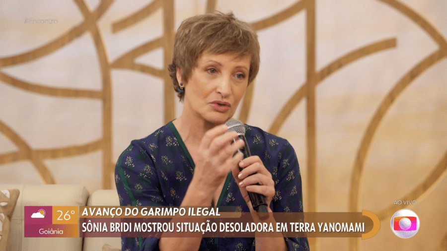 Sônia Bridi no Encontro - Reprodução/TV Globo