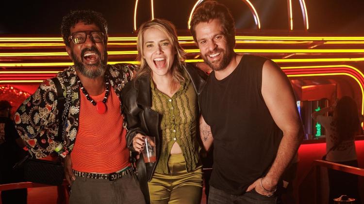 Luís Miranda, Letícia Colin e Alejandro Claveaux no último dia de Rock in Rio 2024