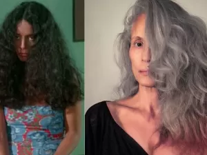 Sonia Braga recebe elogios ao mostrar longos cabelos brancos