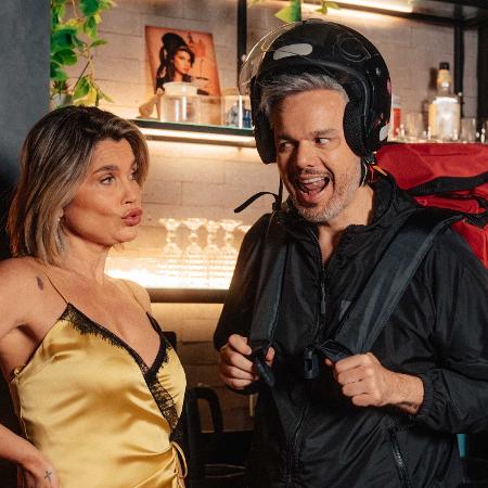 Flávia Alessandra e Otaviano Costa no episódio "OnlyFans" Flávia Alessandra e Otaviano Costa no episódio "OnlyFans"