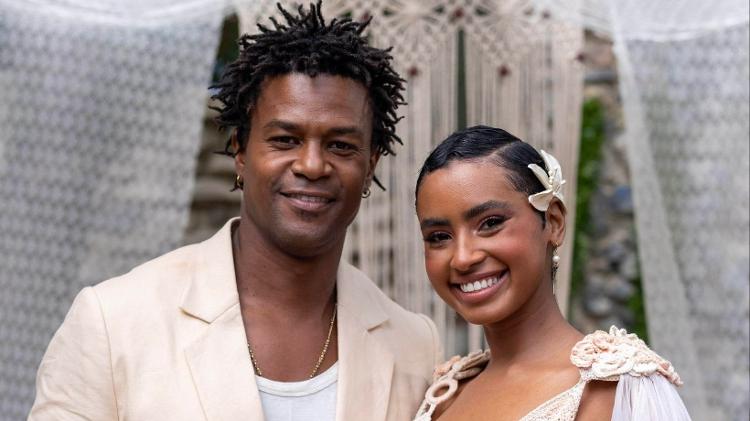Eduarda (Gabz) e Leandro (David Junior) em 'Coração Acelerado'