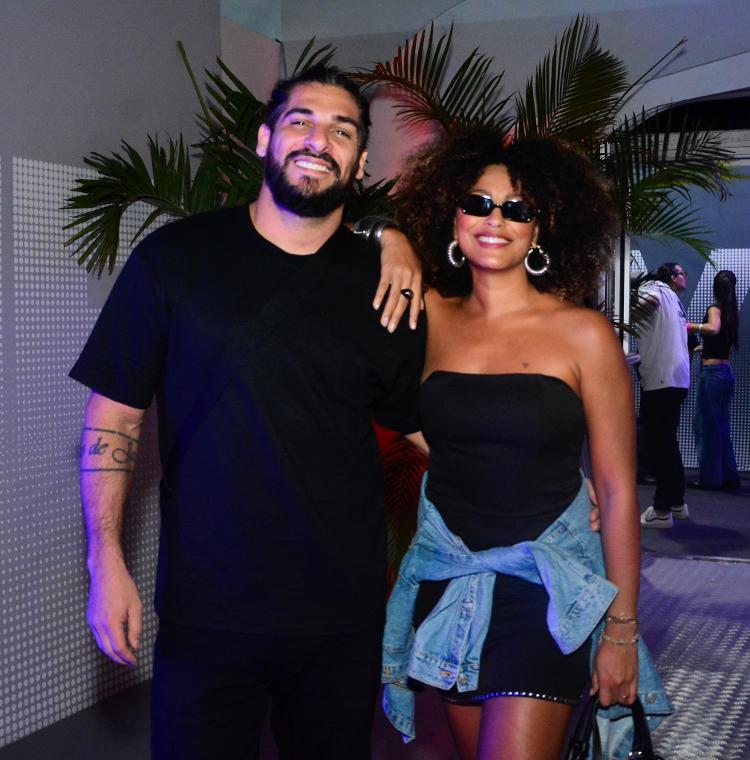 Saulo e Sheron Menezes no último dia de Rock in Rio 2024