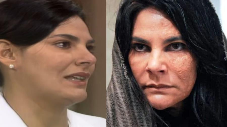 Cibele Larrama em 'A Viagem' e em 'Rei Davi' Cibele Larrama em 'A Viagem' e em 'Rei Davi'