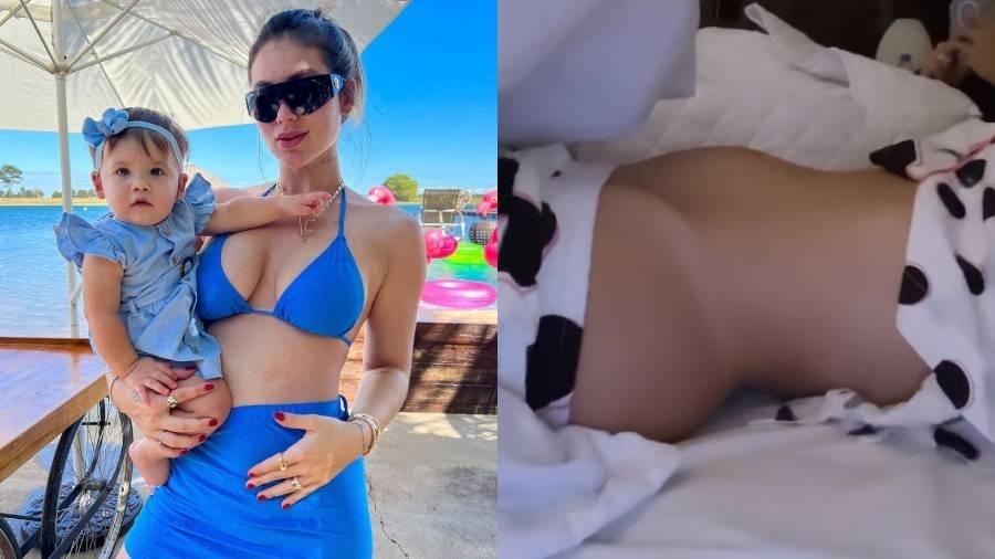 Virgínia mostra a barriga de quatro meses da sua segunda gestação - Reprodução/Instagram